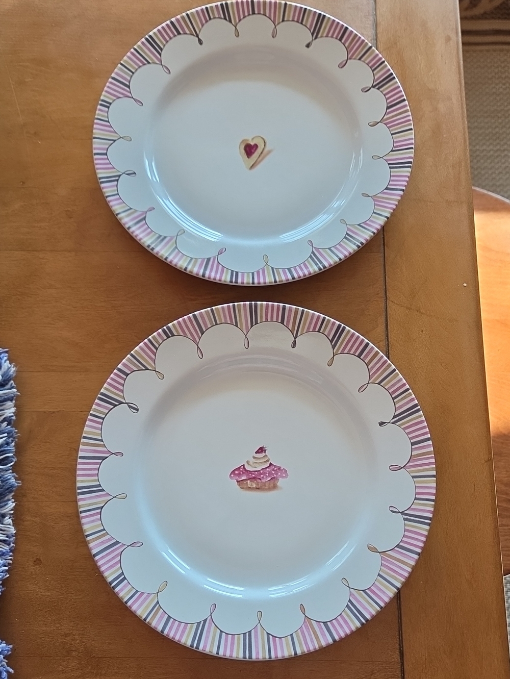 Rosanna For Crabtree & Evelyn Dessert Dishes Set Of Two